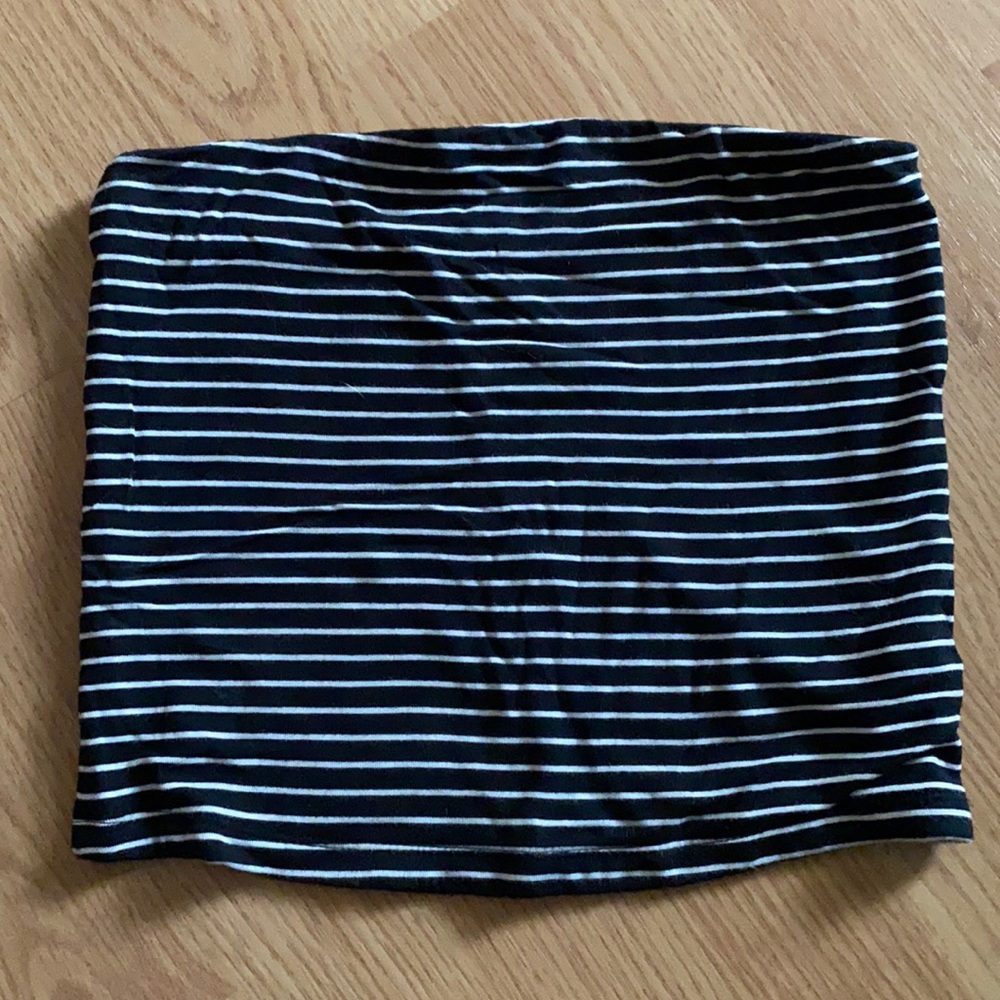 Striped tube top